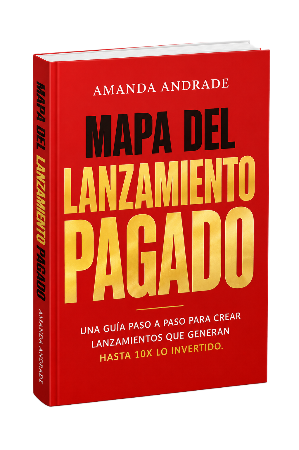 Mockup del libro Mapa del Lanzamiento Pagado